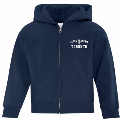 LFT FULL ZIP Hooded Sweatshirt - Navy
